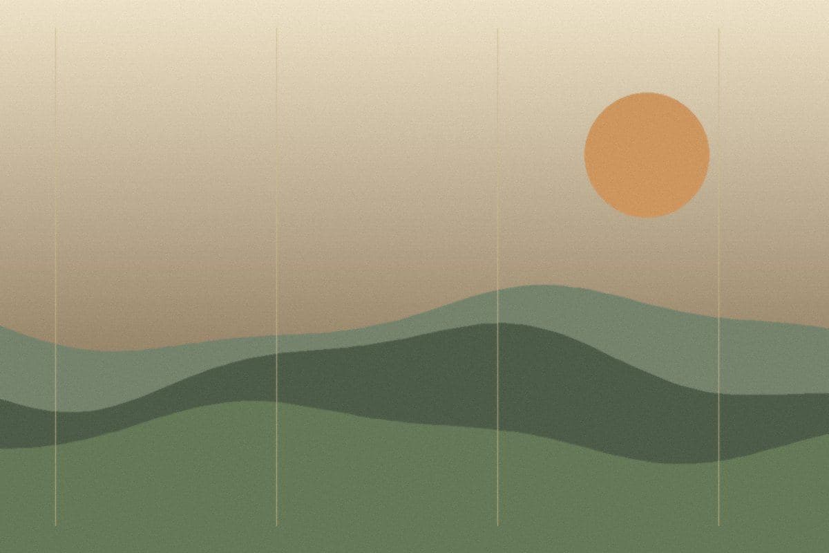 Green newsprint illustration used for the schools desk.